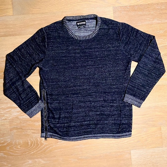 Minimum Crewneck Side Zipper Sweatshirt LRG/XL EUC - Picture 2 of 5